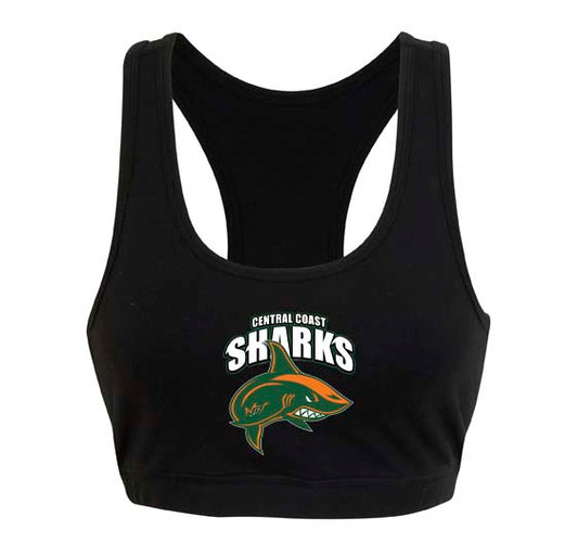 Central Coast Sharks Ladies Brassiere Singlet & Short Combo