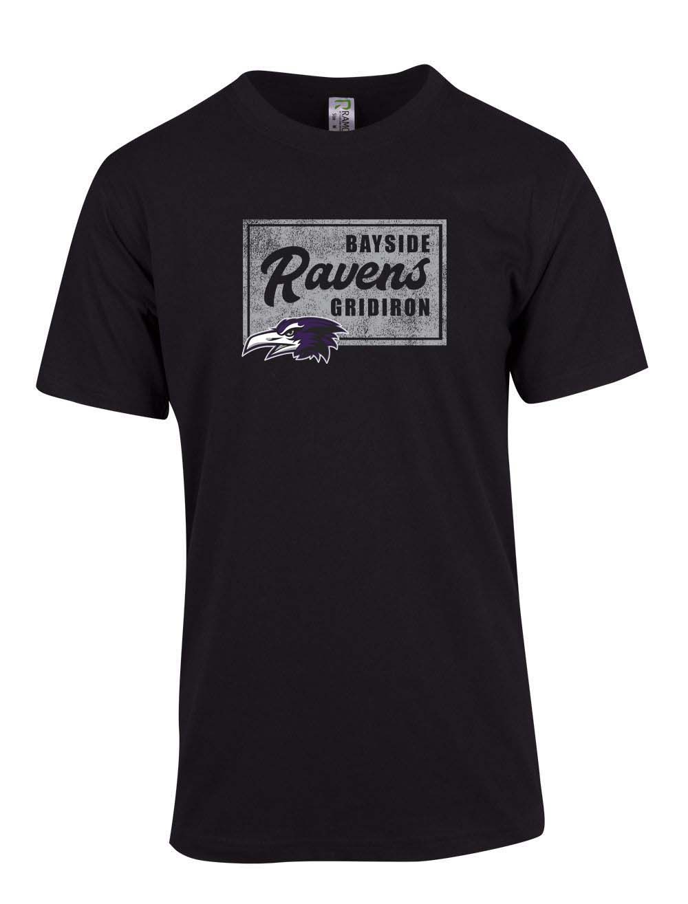 Bayside Ravens Distressed Logo T-Shirt