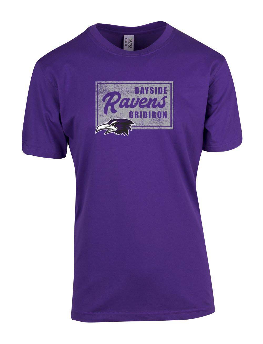 Bayside Ravens Distressed Logo T-Shirt