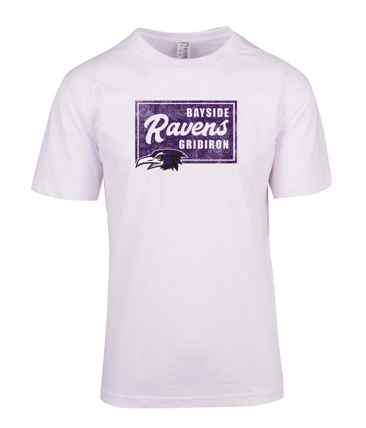 Bayside Ravens Distressed Logo T-Shirt