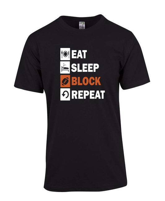 Eat Sleep Block Repeat T-Shirt