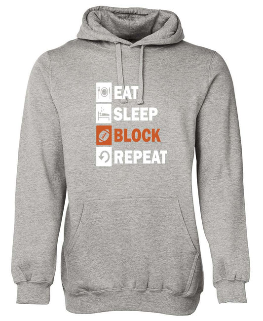 Eat Sleep Block Repeat Hoodie