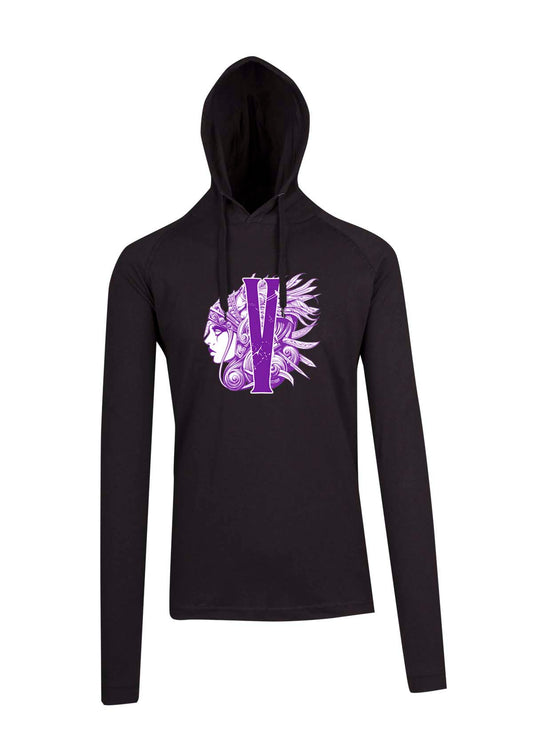 Hills Valkyries V logo T-shirt Hoodie