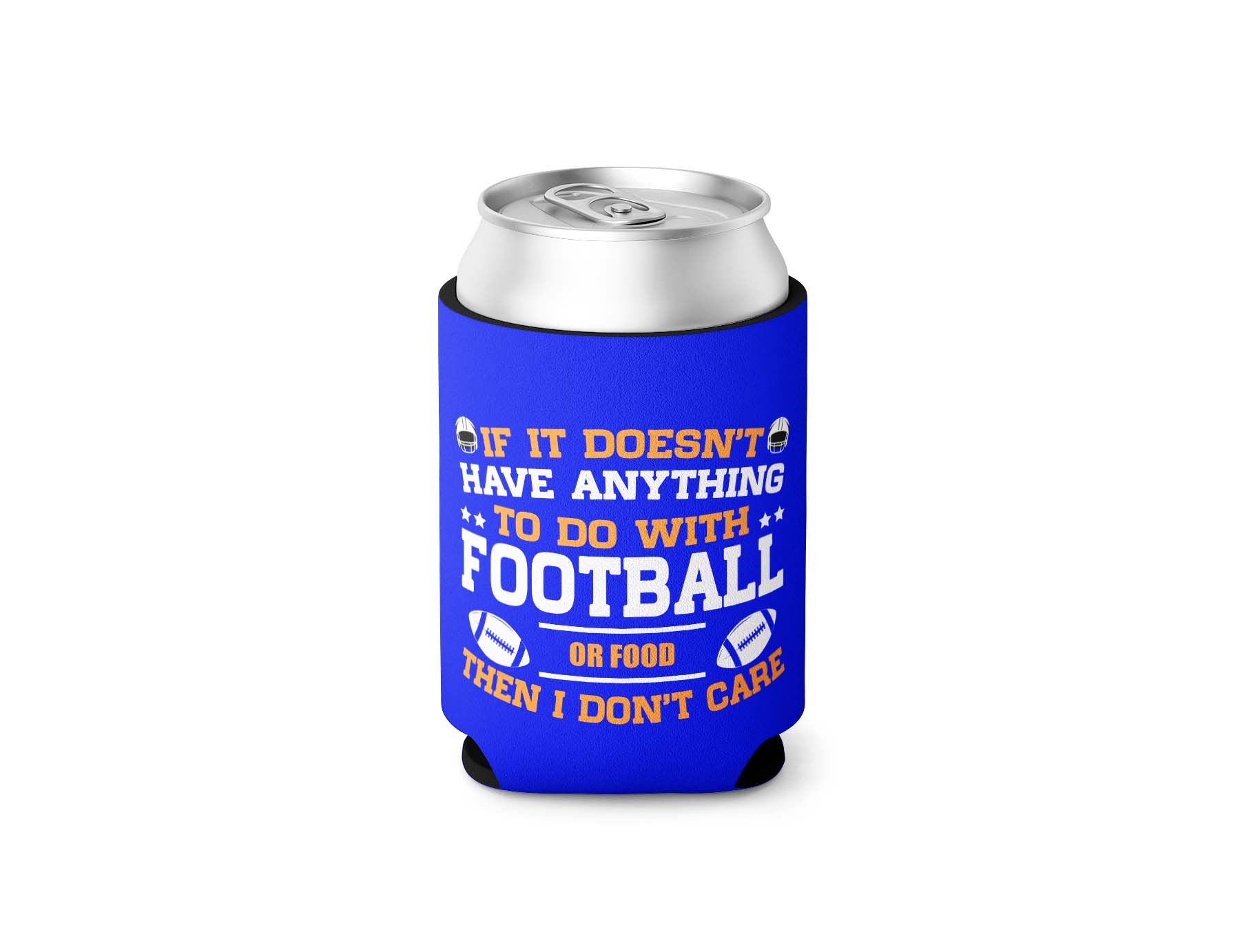 Football or food Stubby / Can Cooler