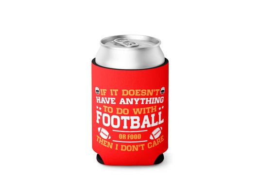 Football or food Stubby / Can Cooler