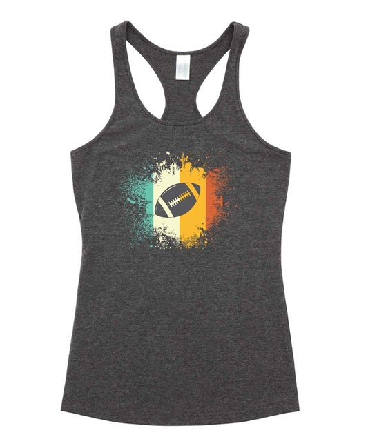 Football Splash Ladies T-Back Top