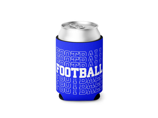 Football Football Football Stubby / Can Cooler