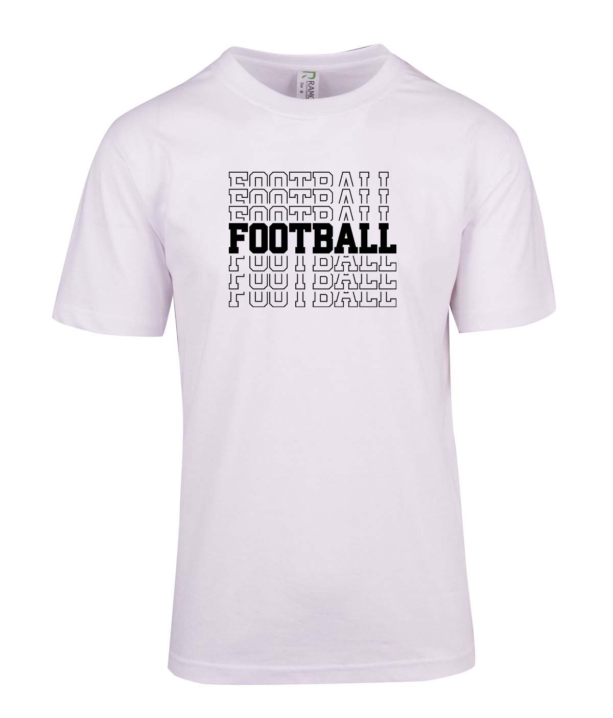 Football text T Shirt
