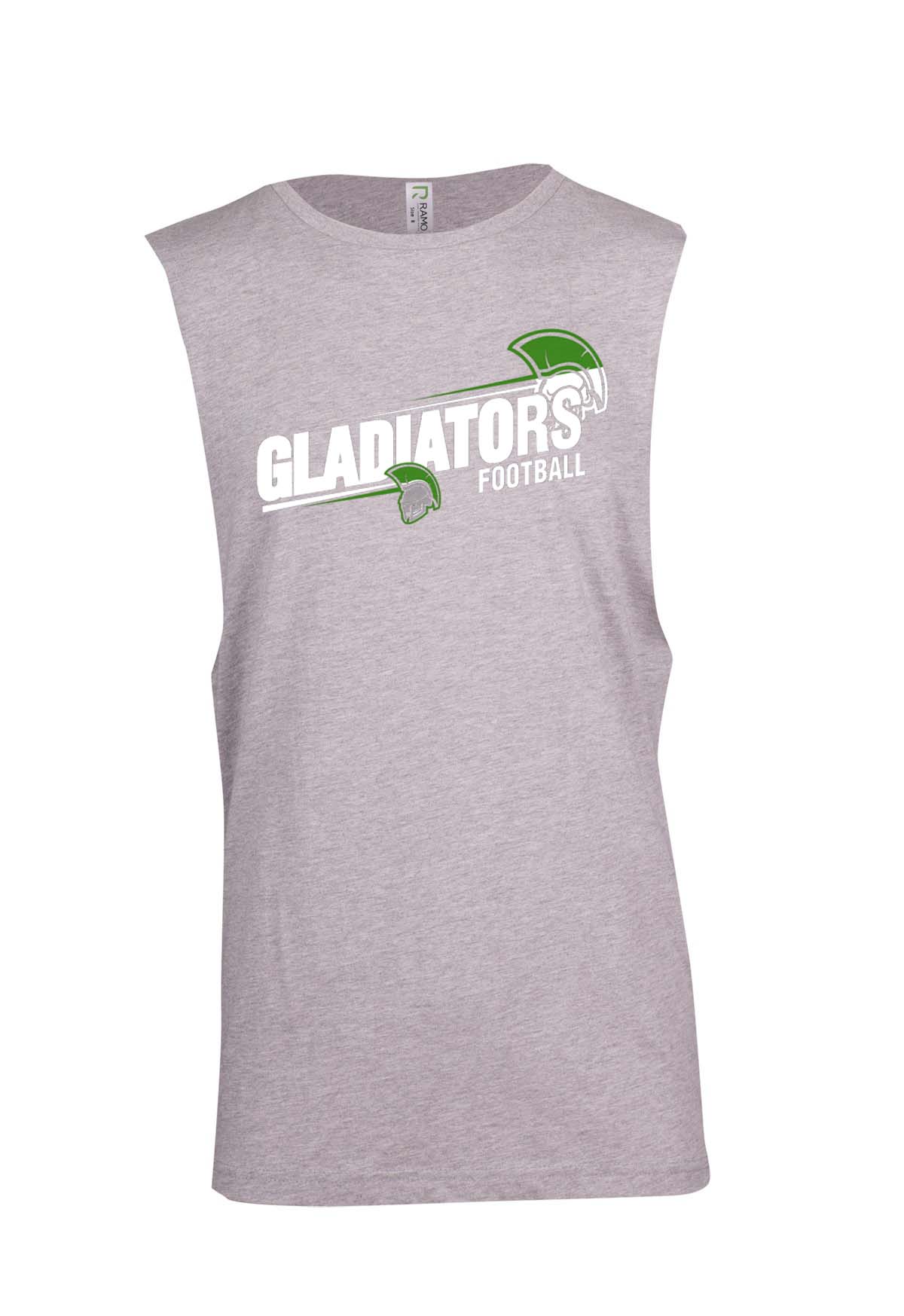 Gladiators Slanted logo Muscle T - Ladies