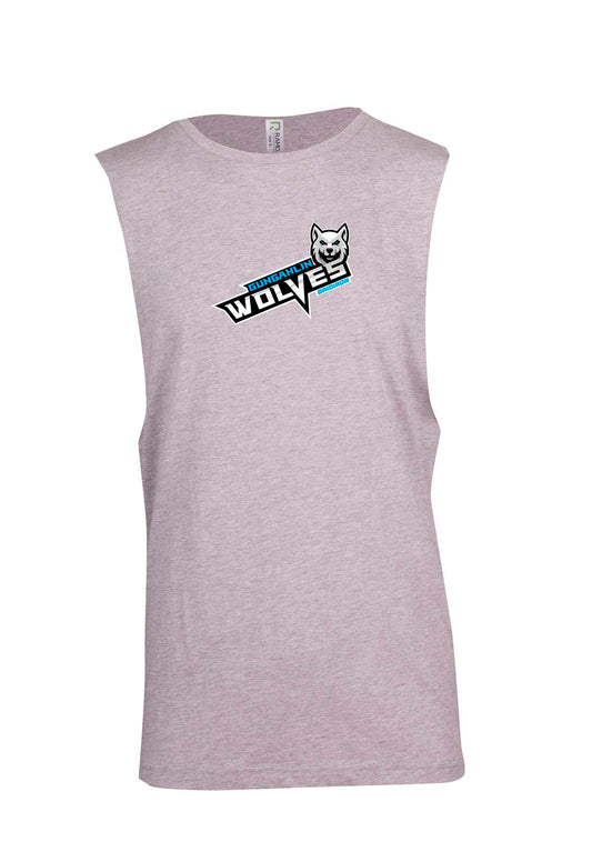 Gungahlin Wolves Slanted Logo Muscle Shirt