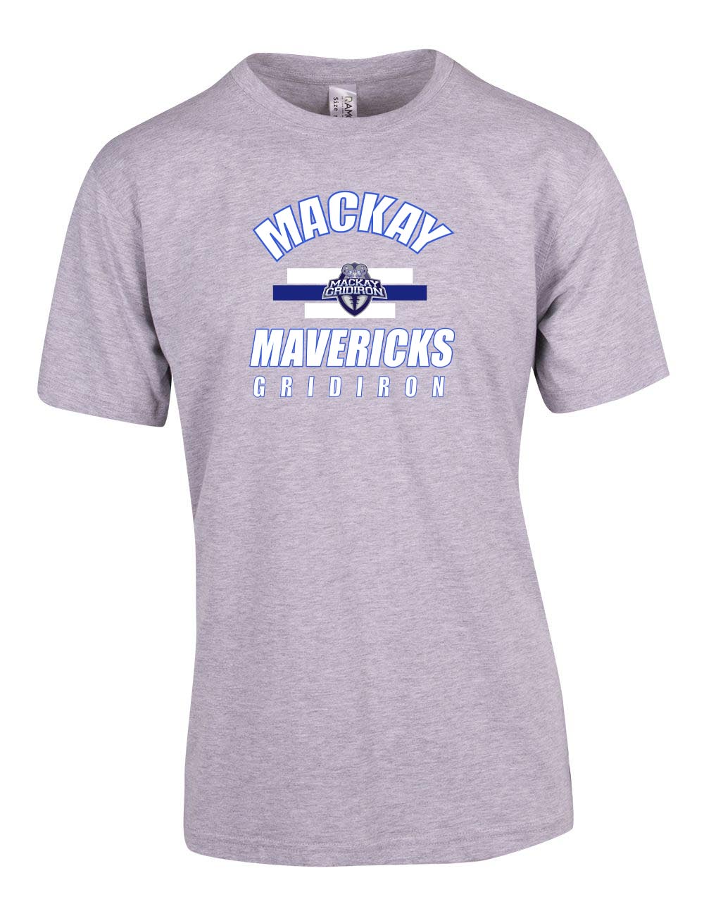 Mackay Mavericks Stripe Logo T-SHIRT