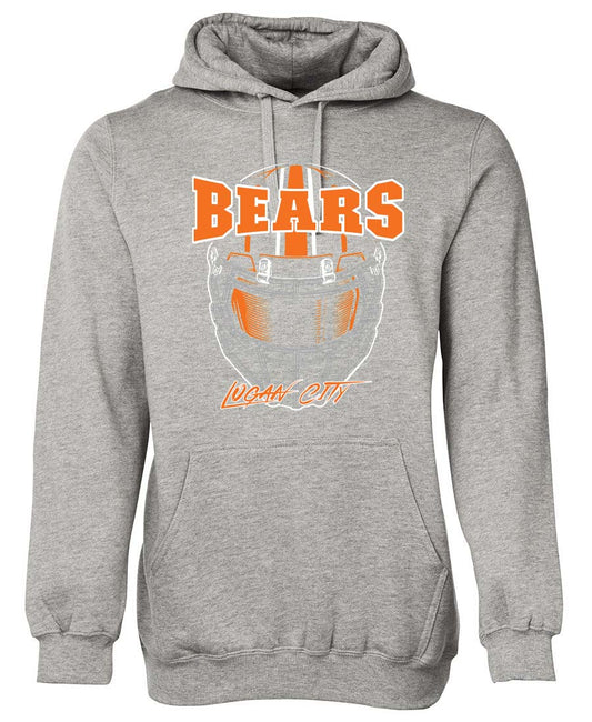 Logan City Bears Helmet Hoodie