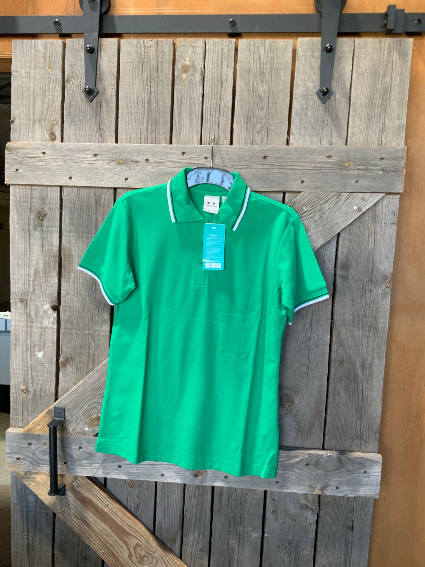 Biz collection green ladies polo