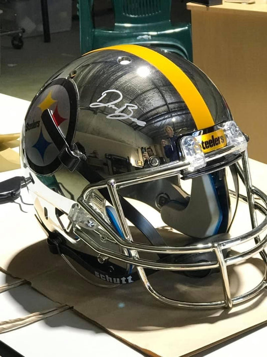 Devon Bush Full Size Chrome Schutt Replica Helmet