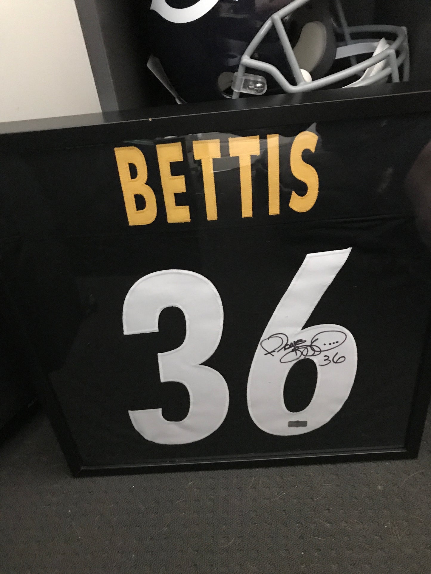Jerome Bettie Pittsburgh Steelers Signed Custom Jersey