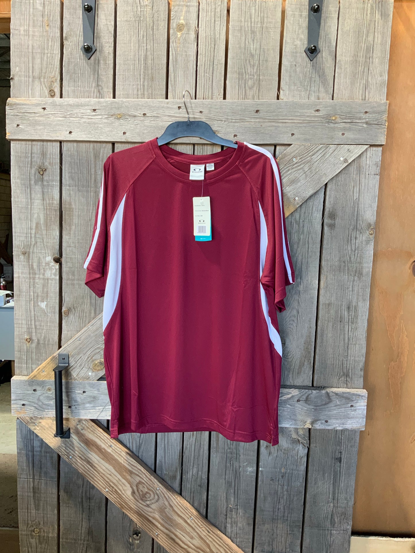 Biz cool maroon and white