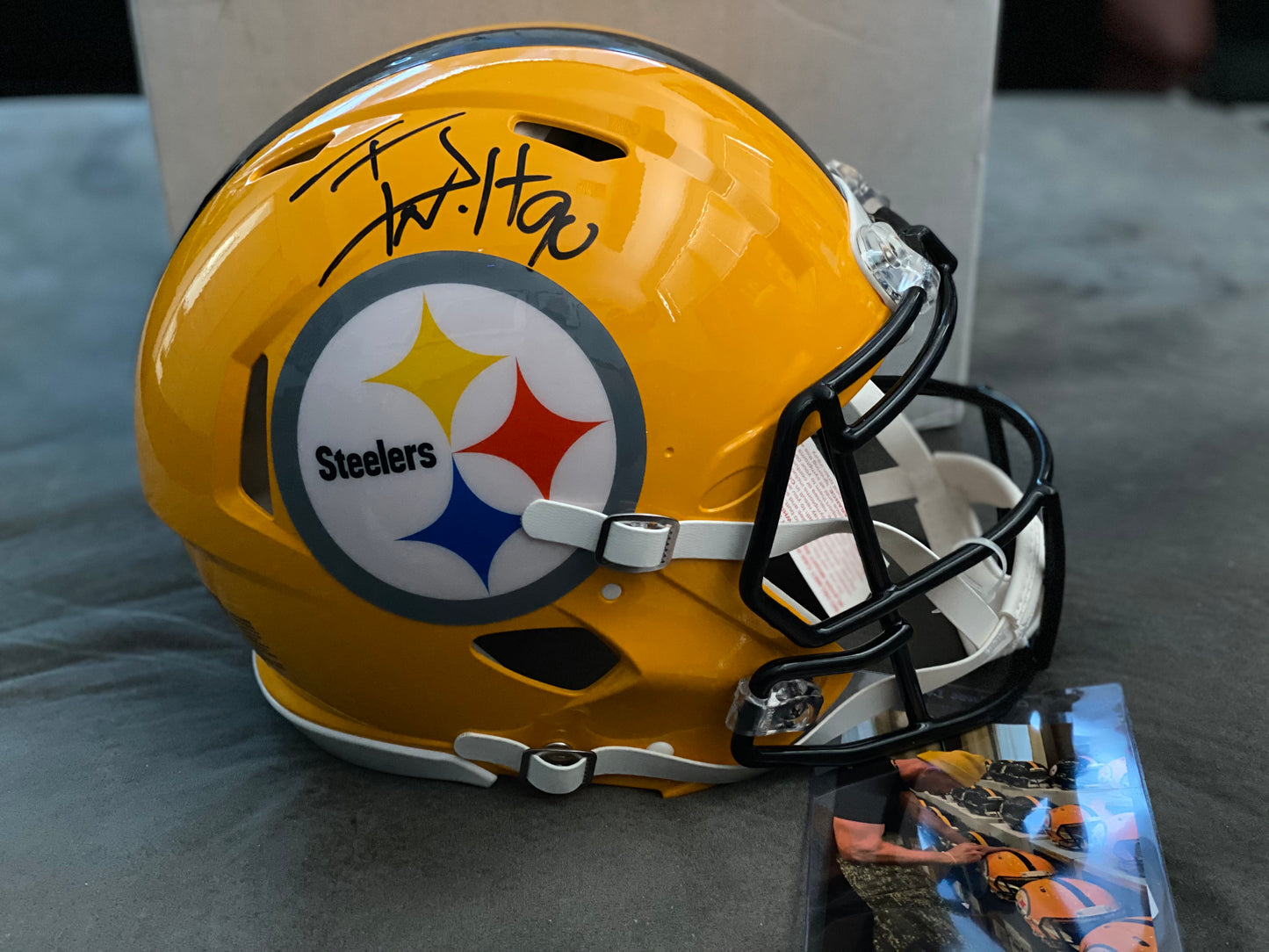 TJ Watt Throwback Full Size Authentic Riddell Helmet