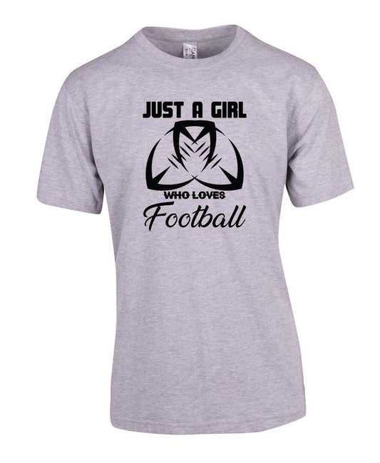 Just a Girl who love football T-Shirt