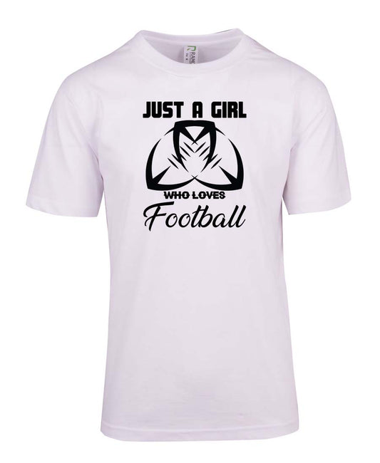 Just a Girl who love football T-Shirt