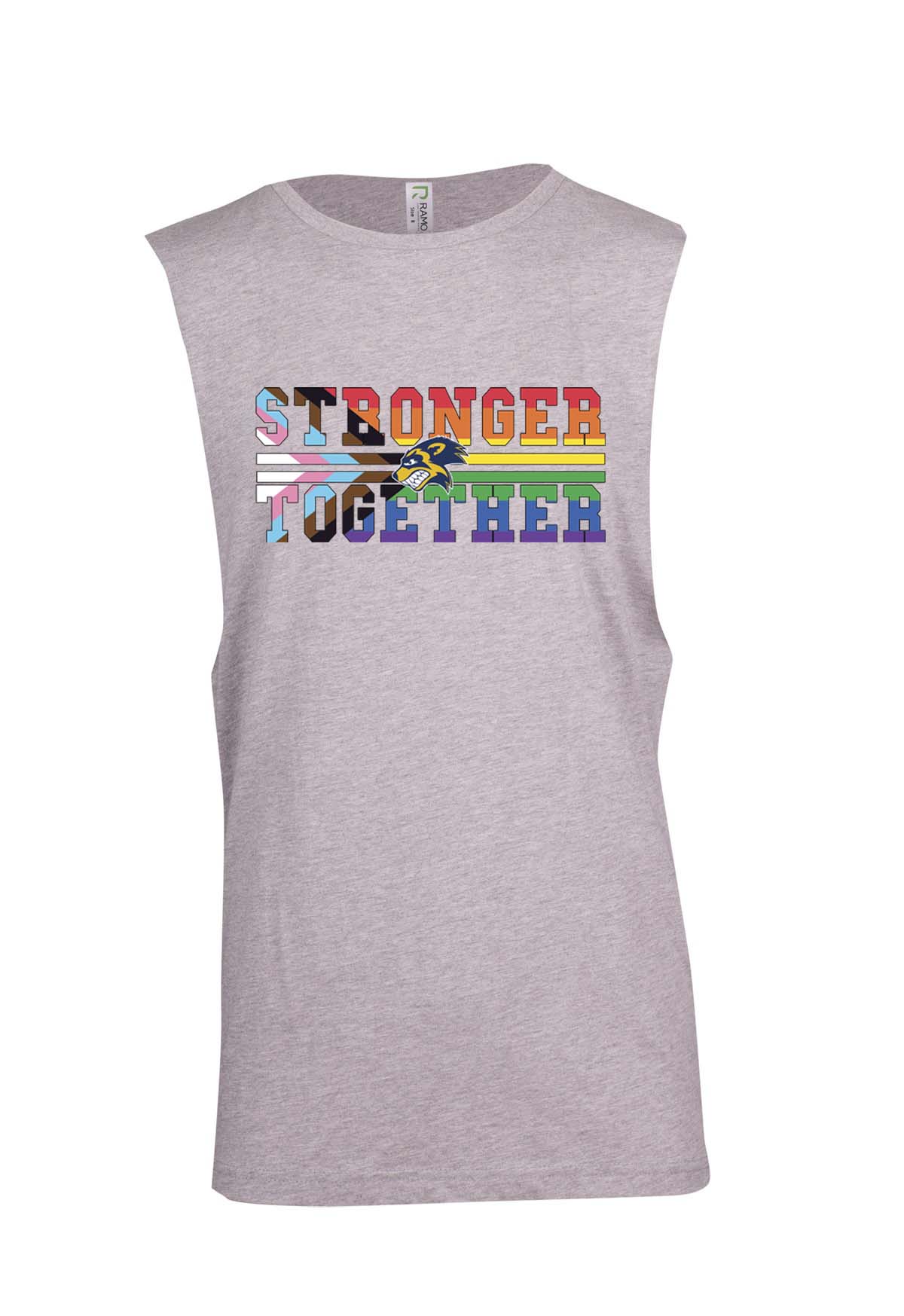 West Coast Wolverines Pride Stronger Together Muscle T