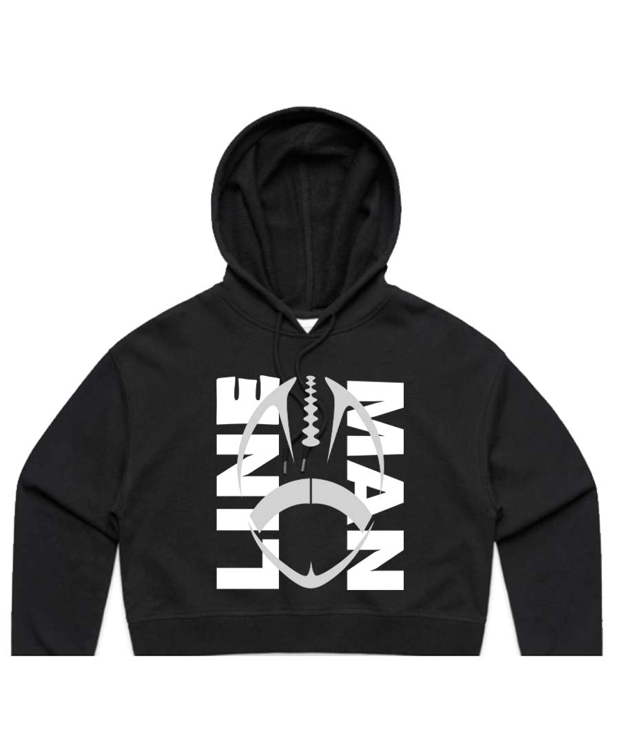 Lineman Ladies Cropped Hoodie