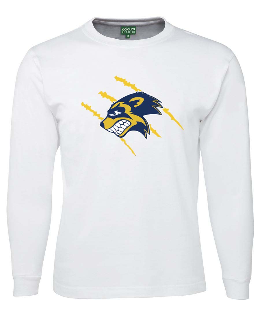 West Coast Wolverines claw logo Long Sleeved T-Shirt