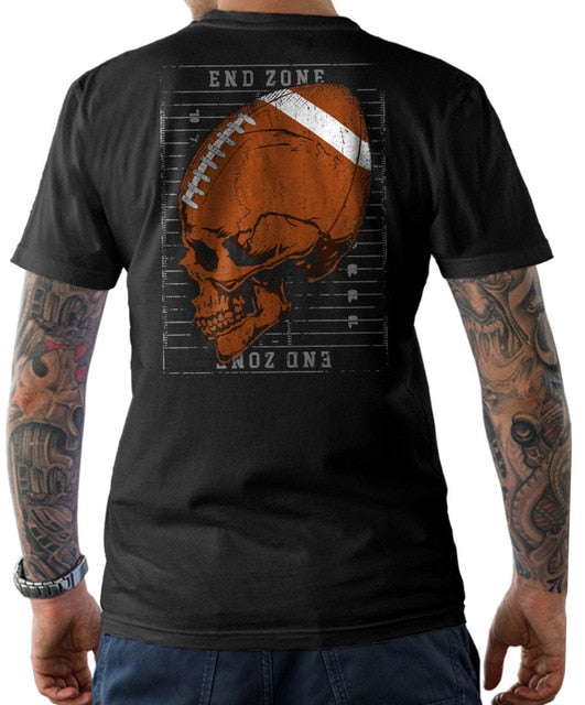 Football Skull T-Shirt