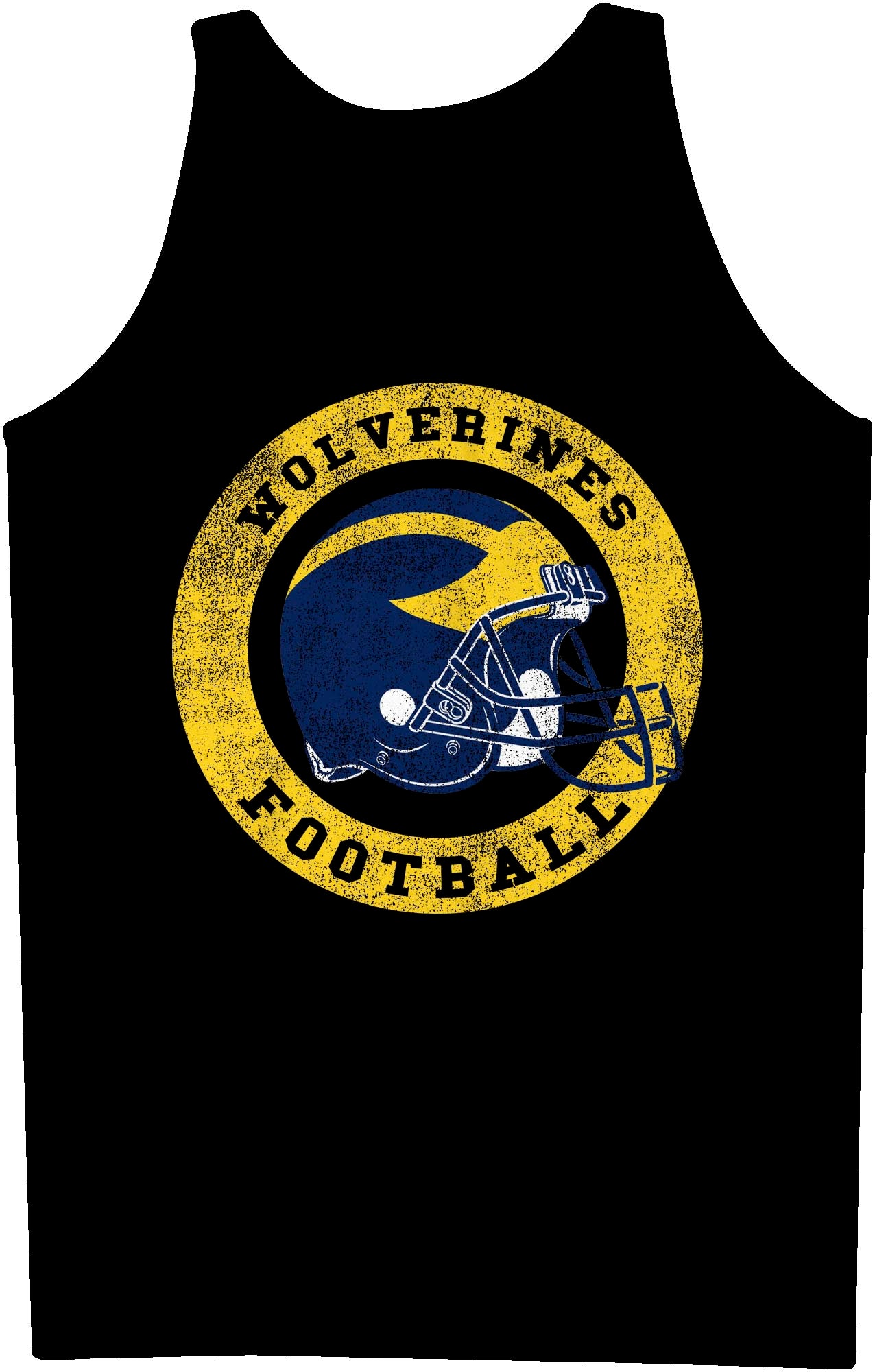 West Coast Wolverines Round Logo Singlet