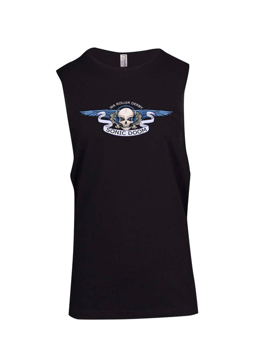 Sonic Doom Ladies Muscle T
