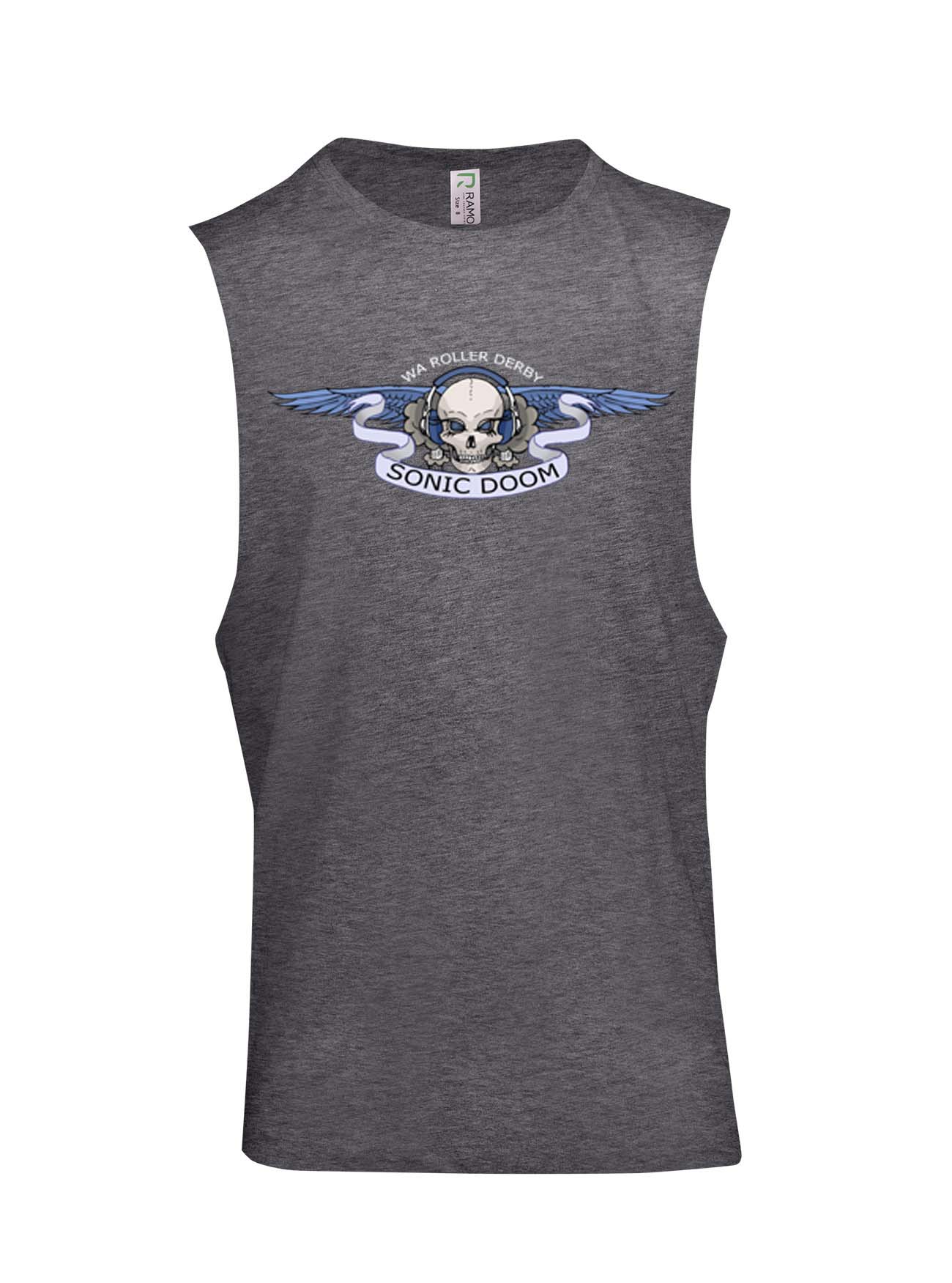Sonic Doom Ladies Muscle T
