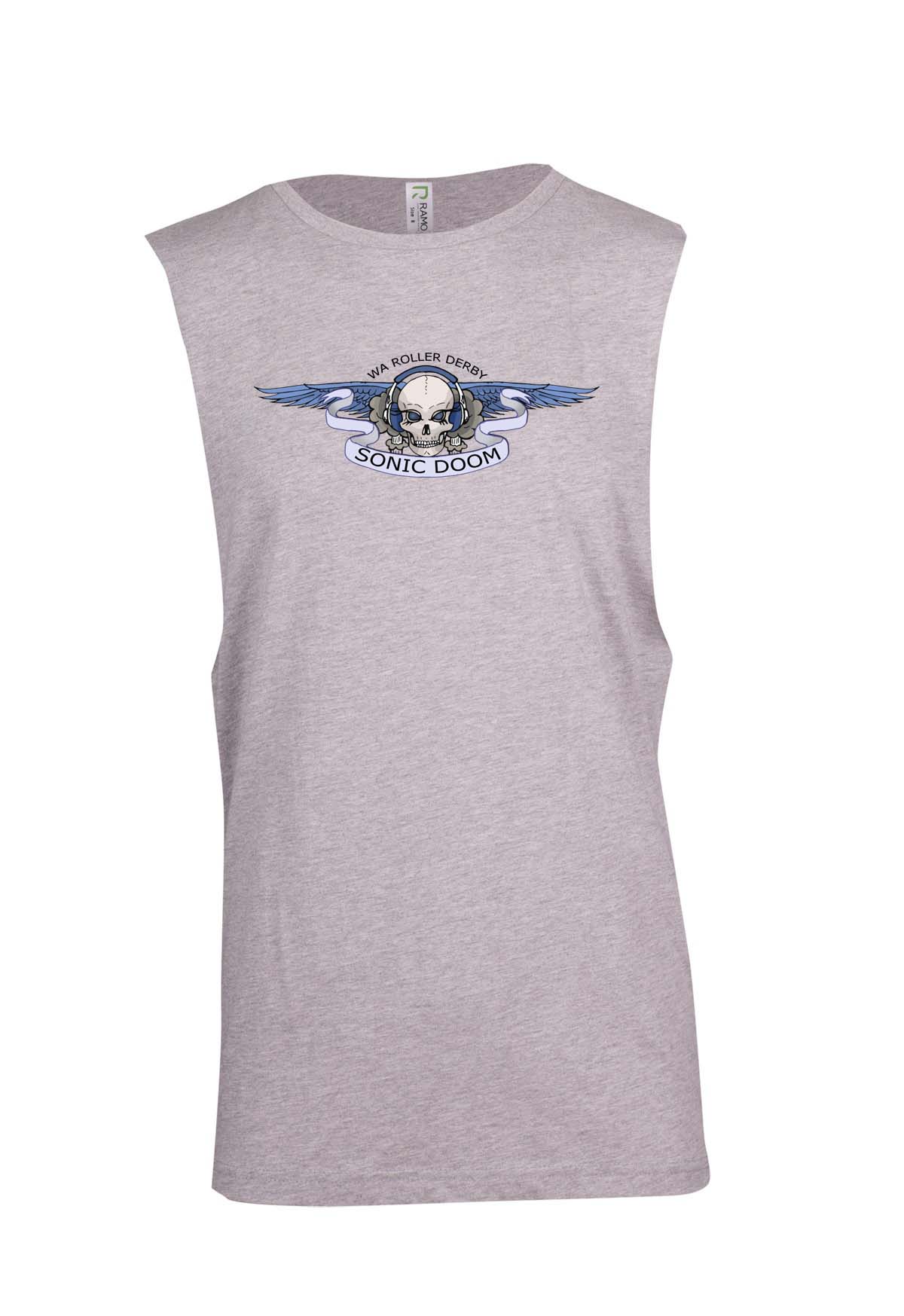 Sonic Doom Ladies Muscle T