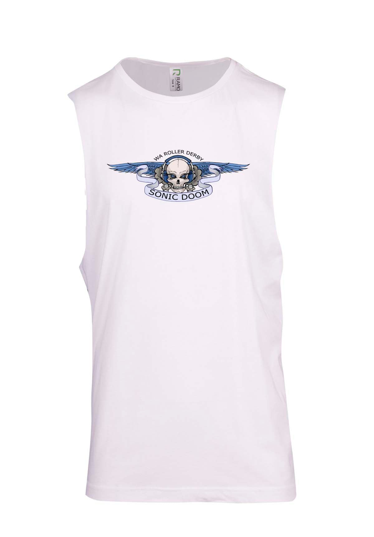 Sonic Doom Ladies Muscle T