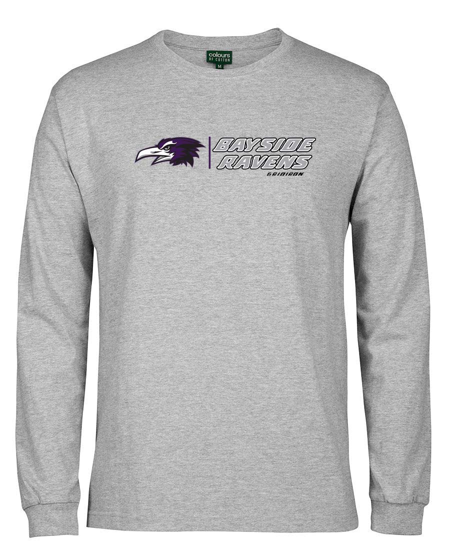Bayside Ravens Spell Out Long Sleeved T-Shirt