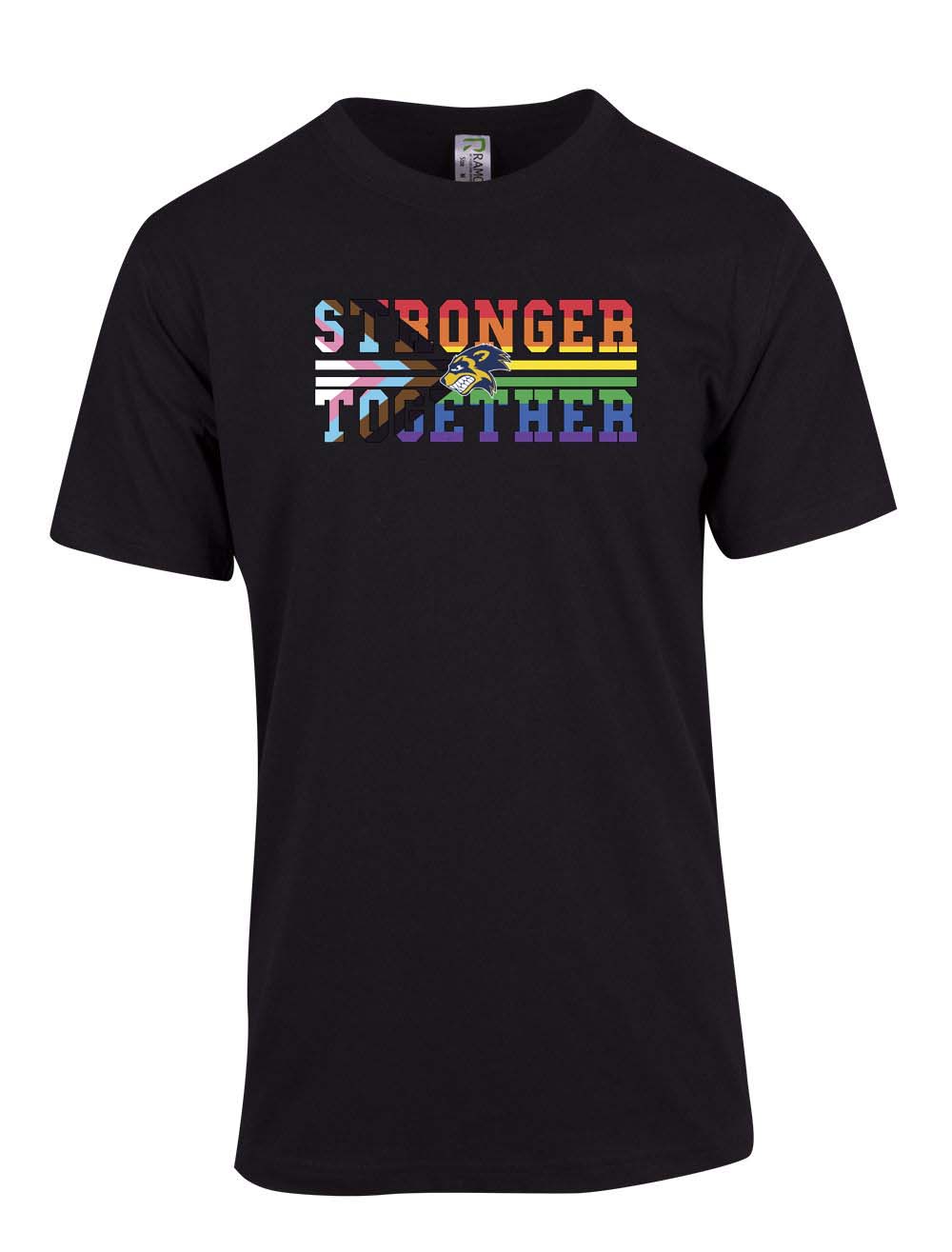 Wolverines Stronger Together Pride Logo T-Shirt