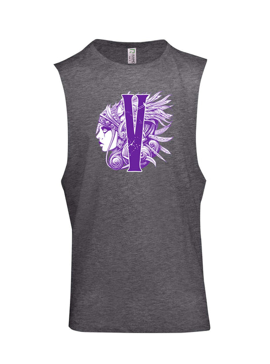 Hills Valkyries V logo Muscle T