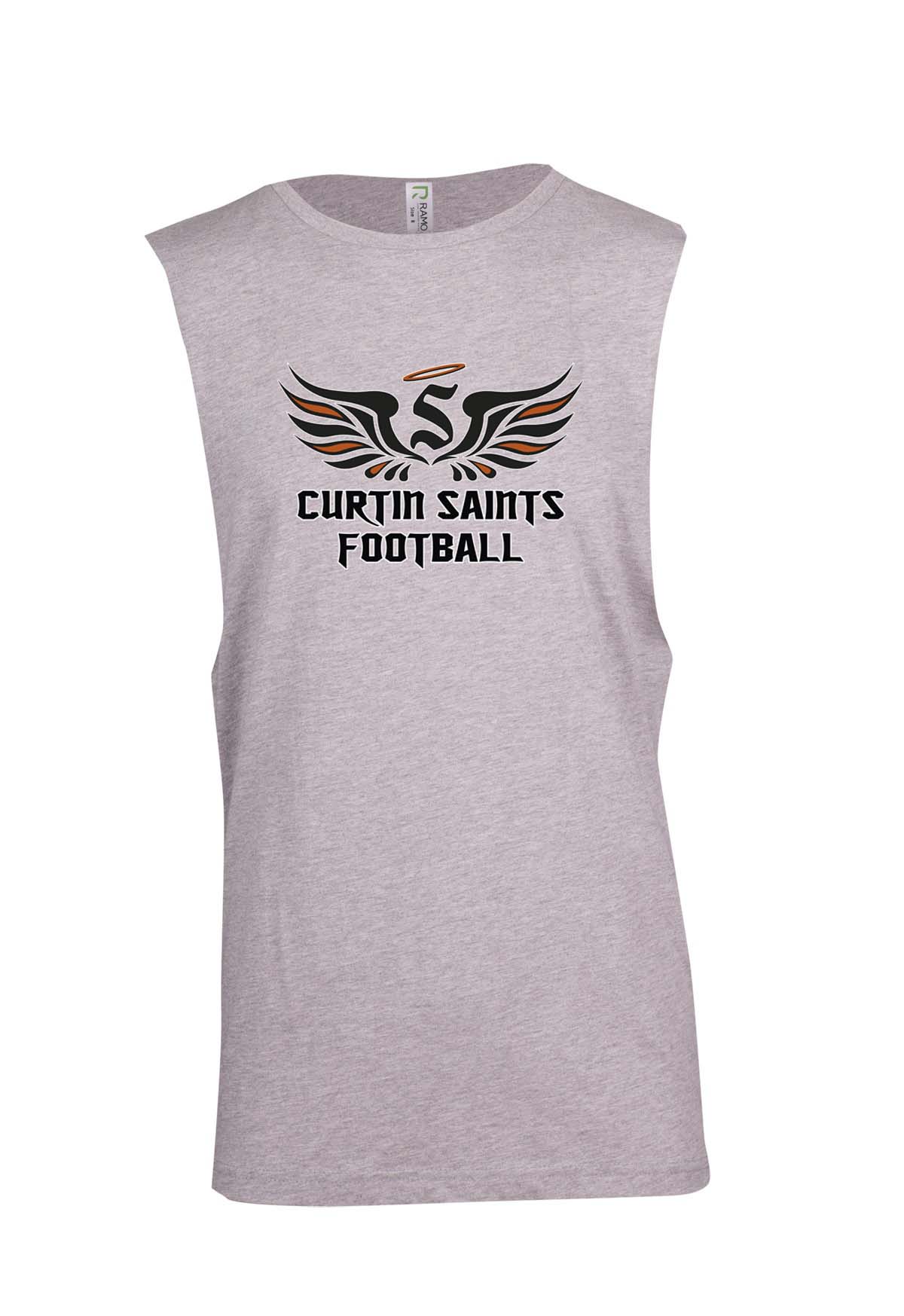 Curtin Saints logo Muscle T