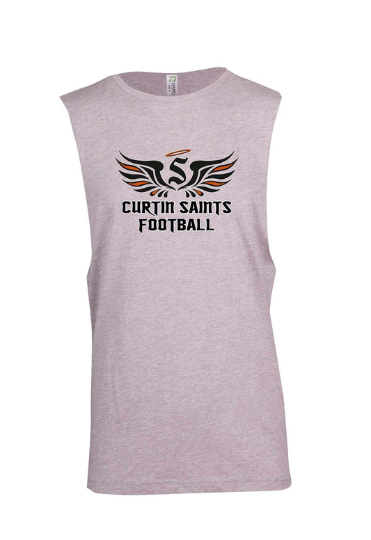 Curtin Saints Logo Ladies Muscle T