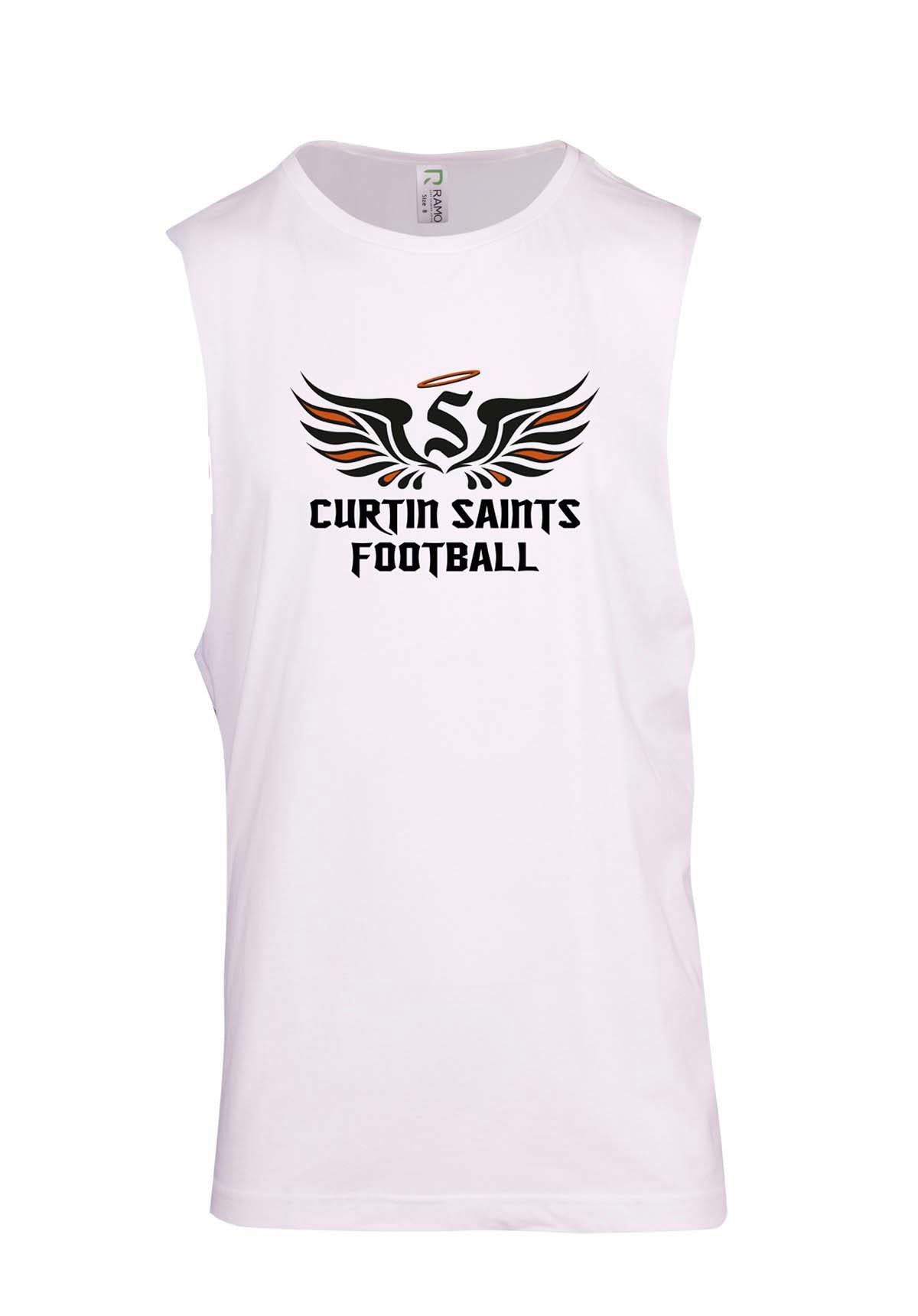 Curtin Saints logo Muscle T