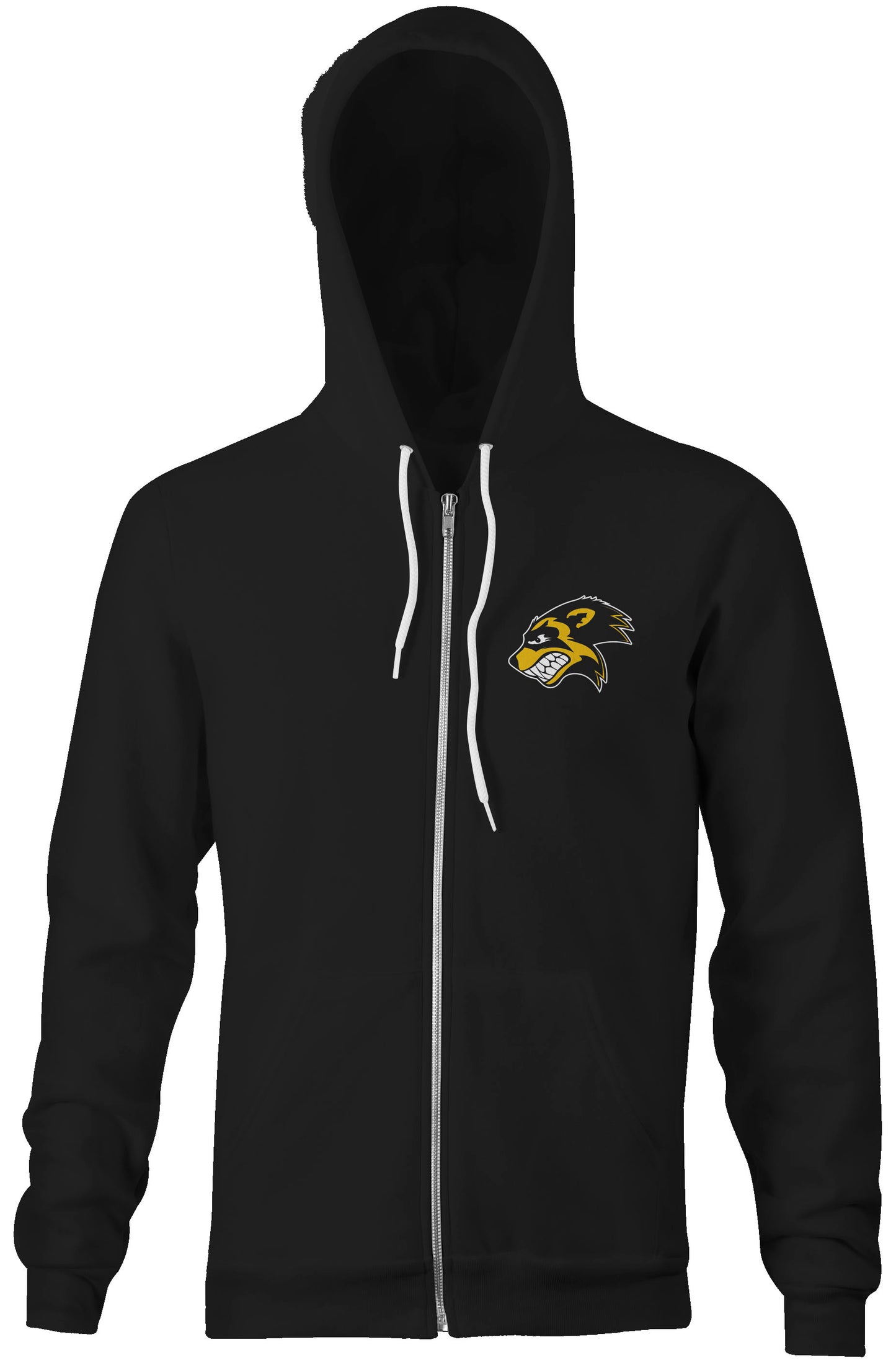Double Sided Zipped Logo Hoodie