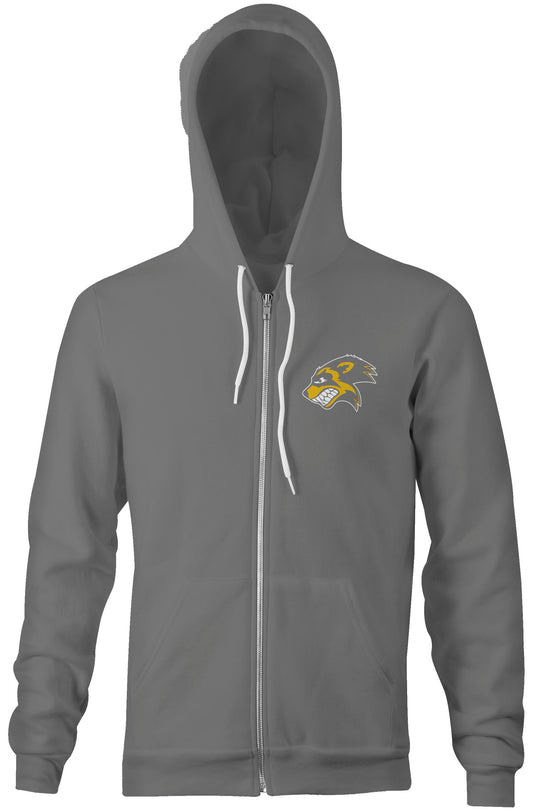 Double Sided Zipped Logo Hoodie