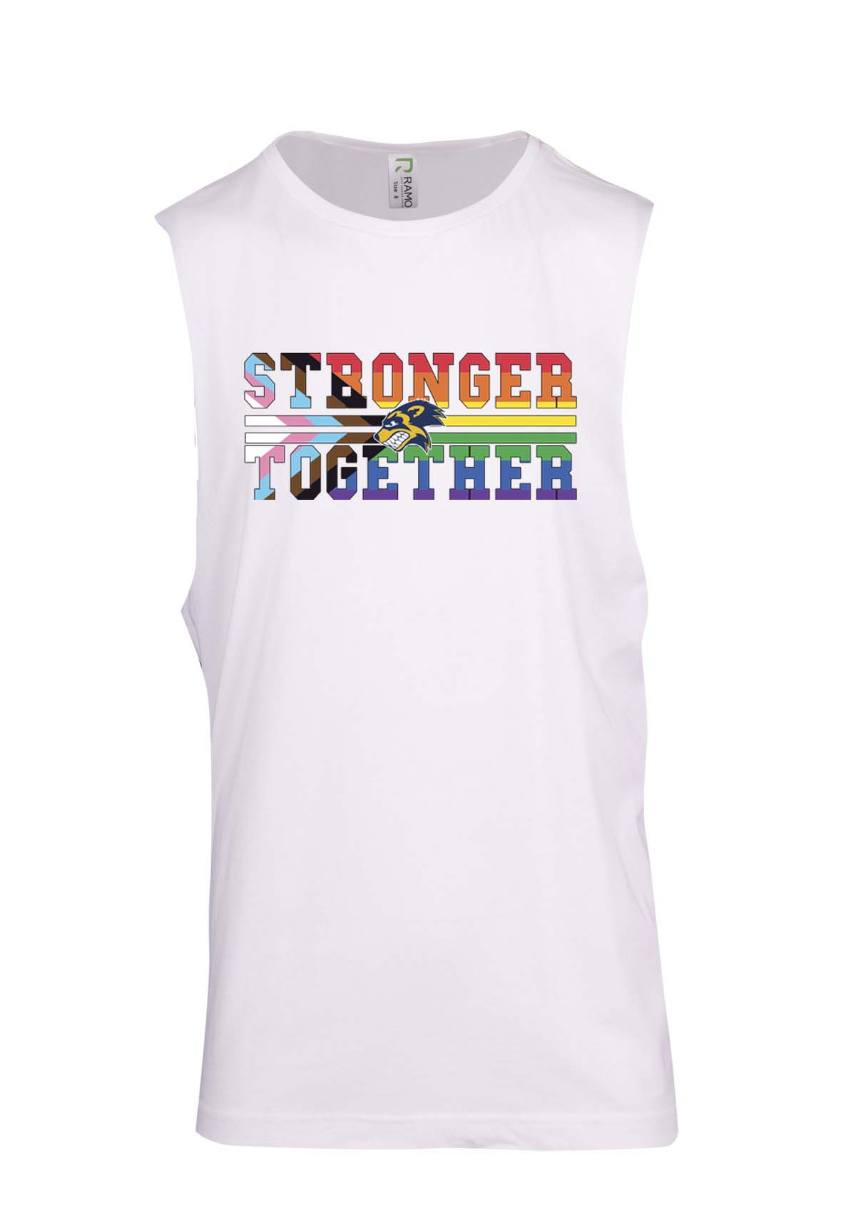 West Coast Wolverines Pride Stronger Together Muscle T