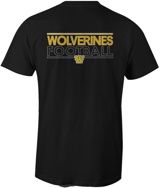 Wolverines Double Sided Print T-Shirt