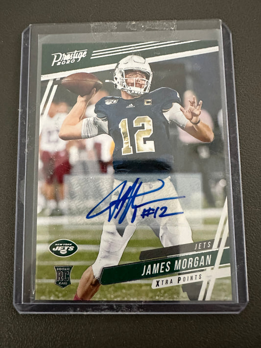 2020 Prestige James Morgan Xtra Points RC Jets FIU Auto #251 Rare