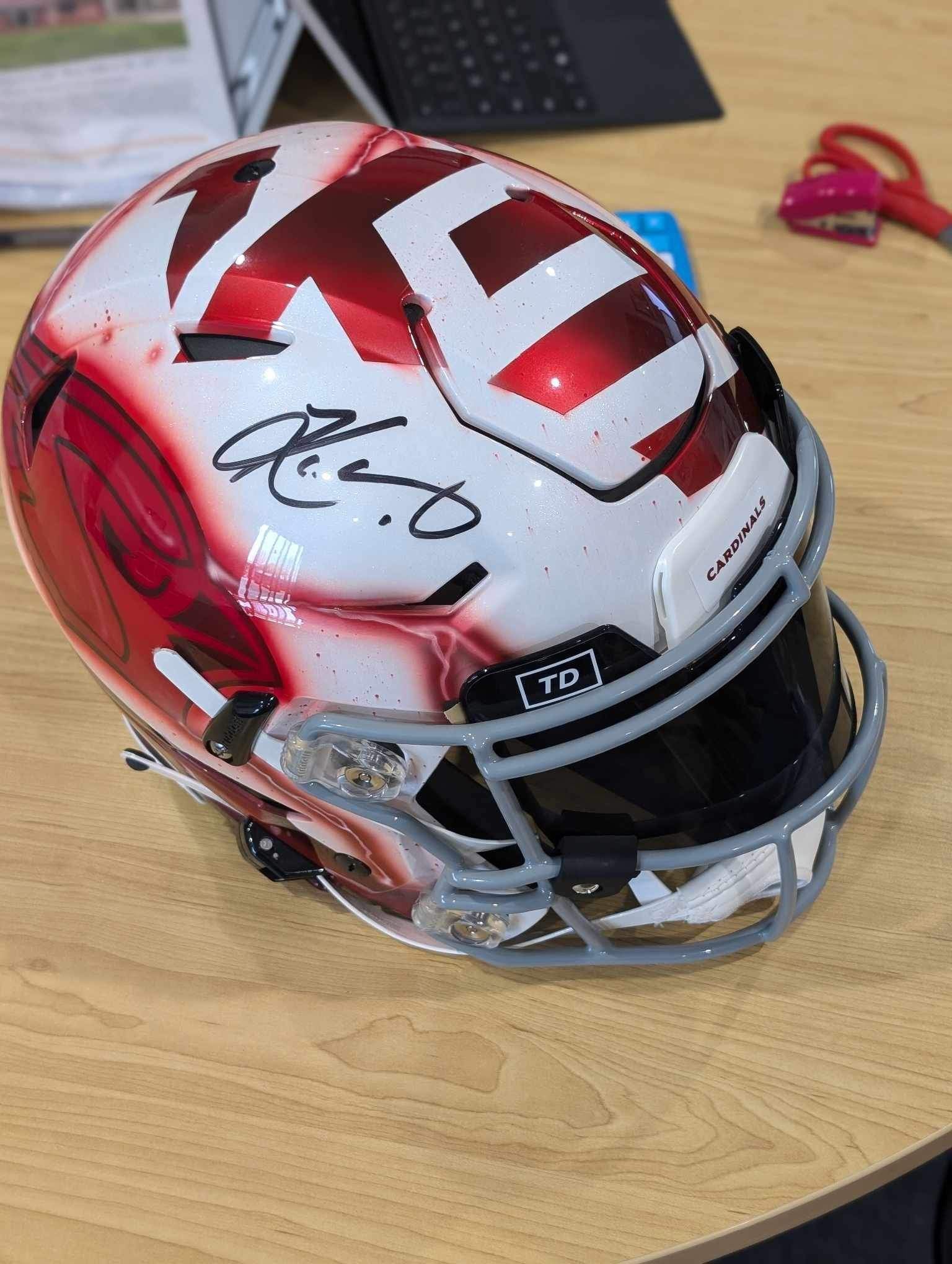 Kyler Murray Arizona Cardinals Signed Speedflex Helmet