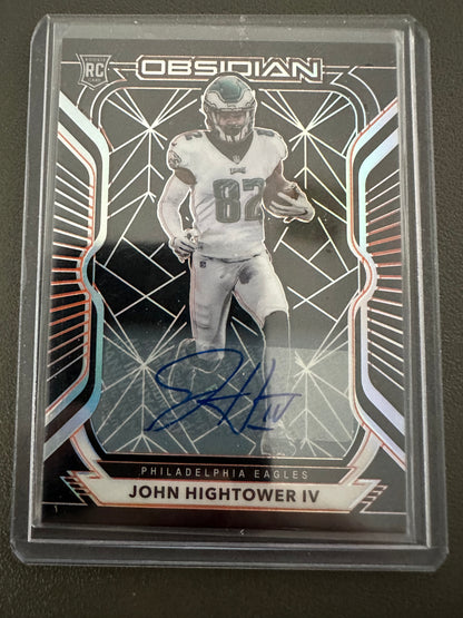 2020 Panini Obsidian John Hightower IV #164 RC Auto 08/75