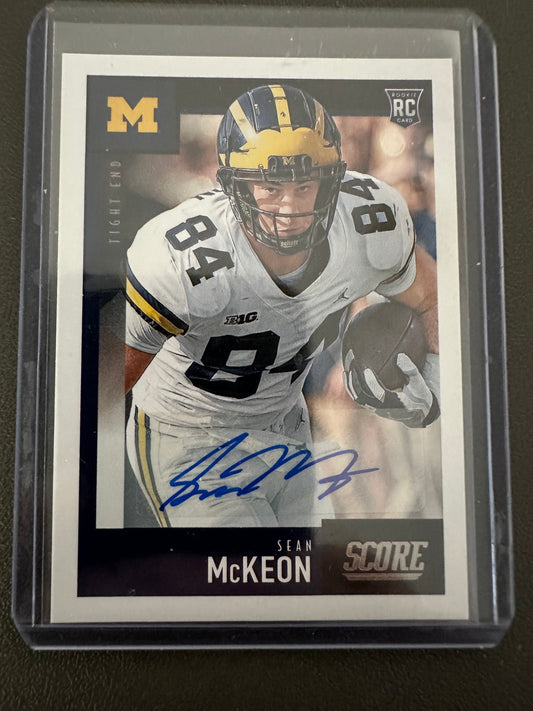 2020 Score RC Sean McKeon Auto