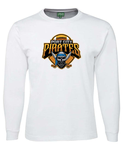 Port City Pirates Long Sleeve Double sided T-shirt