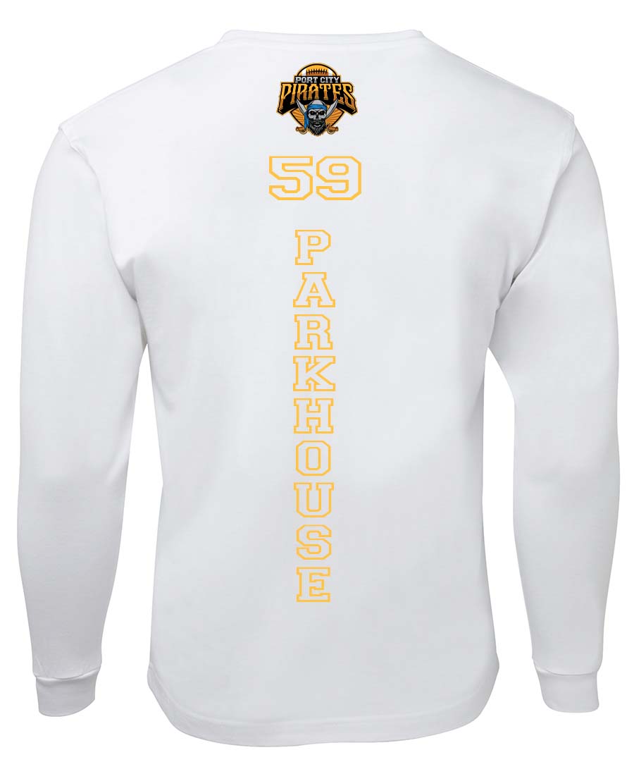 Port City Pirates Long Sleeve Double sided T-shirt