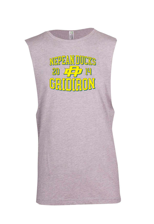 Nepean Ducks Est 2014 Logo Muscle Tee