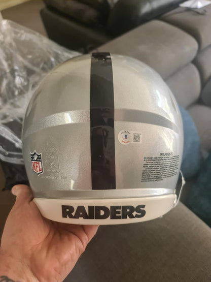 Devante Adams Signed LV Raiders Helmet
